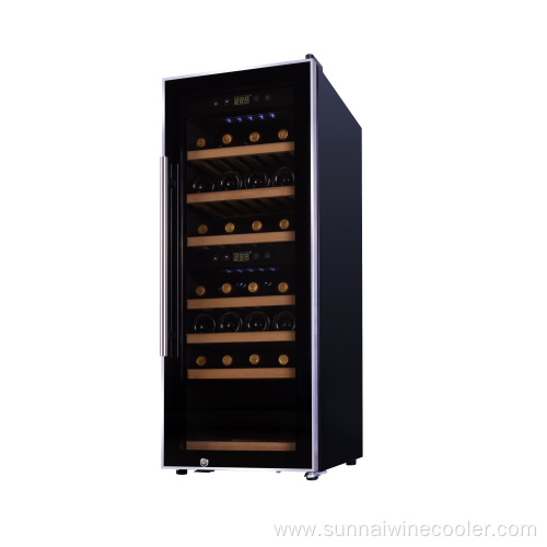 Dual zone small wine refrigerator Electric wine